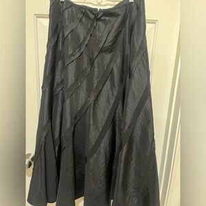 KM  COLLECTION by MILLA BELL, Black Maxie Flare Skirt  SIZE 6